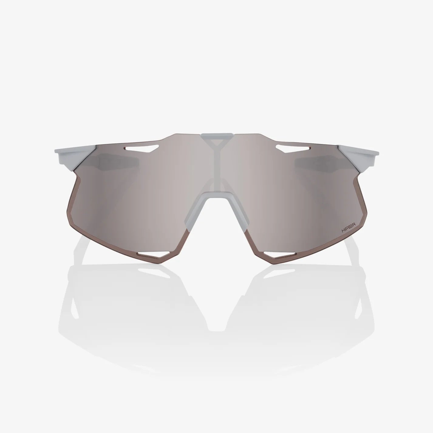 100 Percent HYPERCRAFT® Matte Stone Grey HiPER® Crimson Silver Mirror Lens