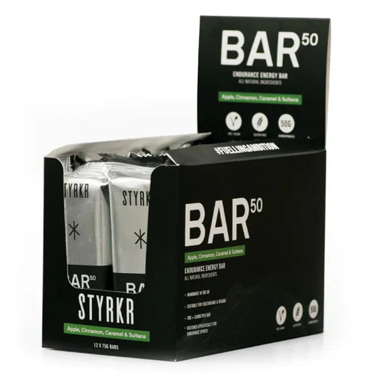 STYRKR Energy Bar50 Apple Cinnamon & Caramel